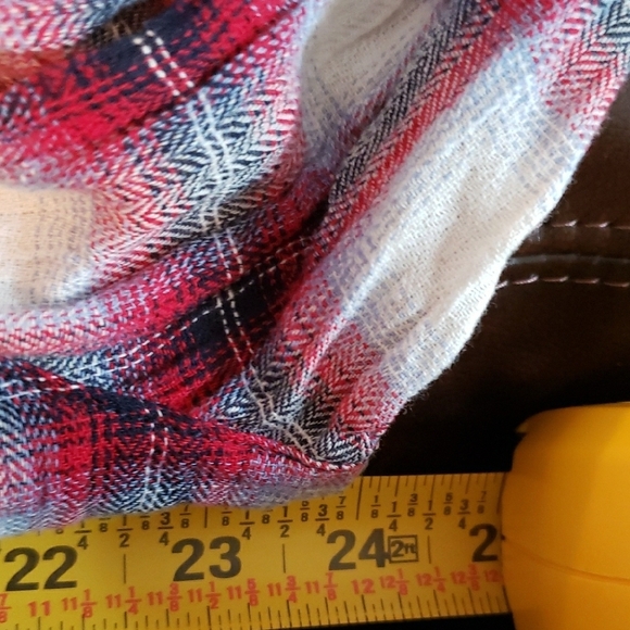 KUT Vibrant Red Plaid Shirt XL - Picture 6 of 6